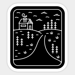 rural atmosphere Sticker